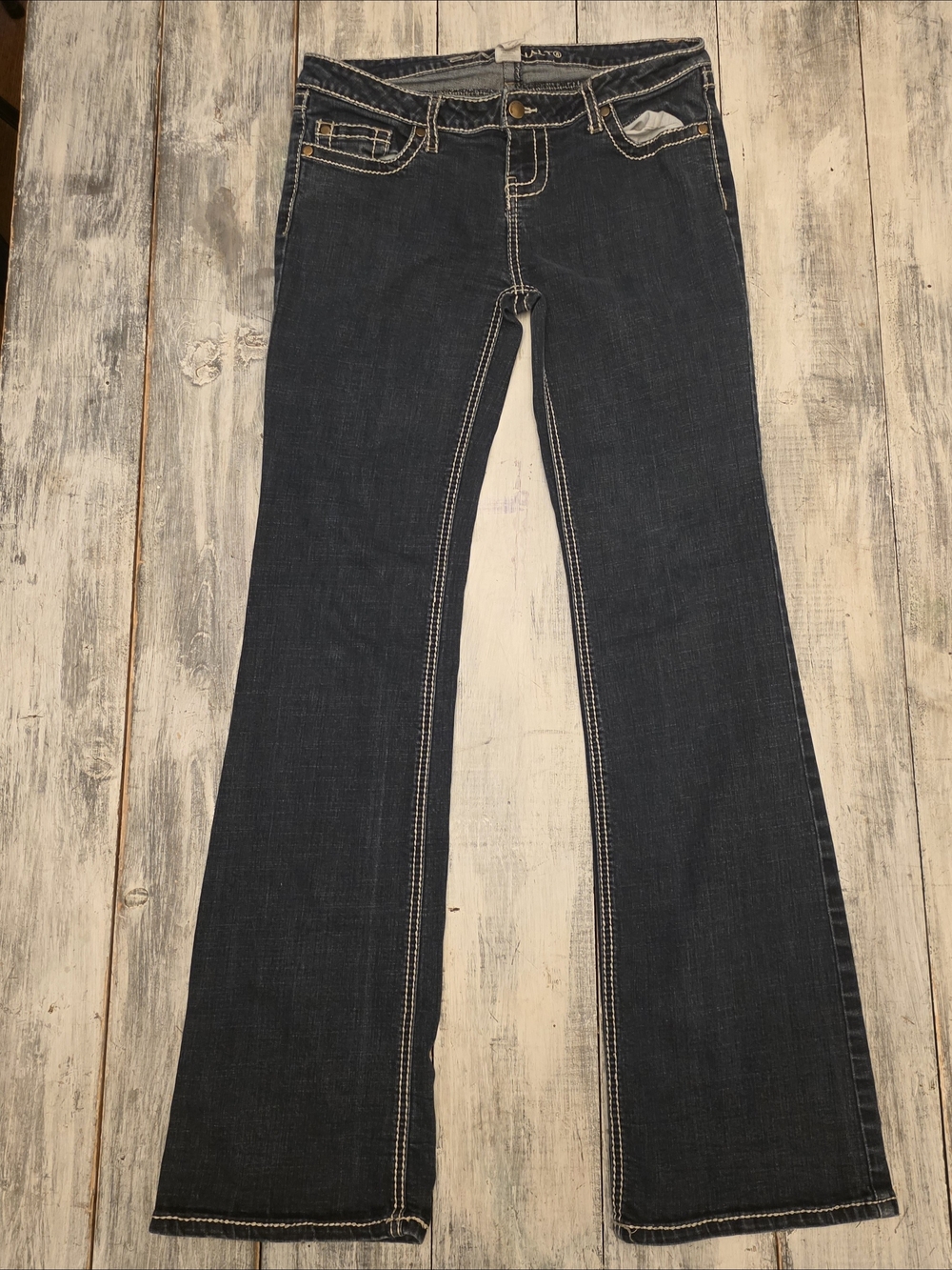 Blue Asphalt Women's Dark Indigo Bootcut Jeans Sz 13 Long